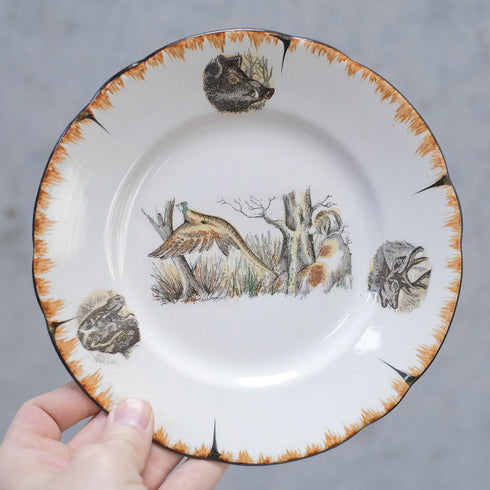 アンティークデザート皿 フランス LINCOLOR G.BRACHET アンティーク食器66