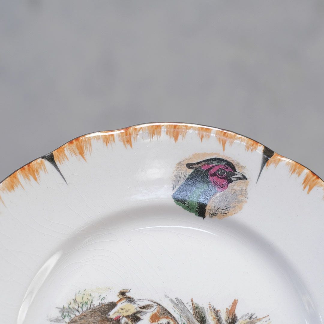 アンティークデザート皿 フランス LINCOLOR G.BRACHET アンティーク食器77