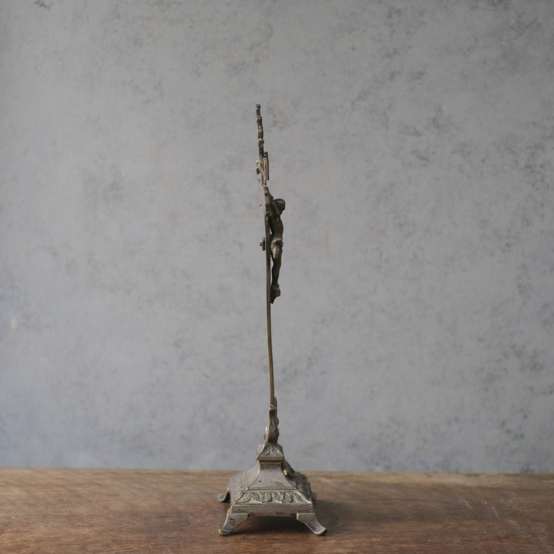 アンティーククロス 真鍮の十字架フランス crucifix(クルーシフィクス) 宗教小物44