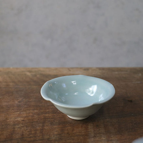 岡泰造 トルコ青釉 小皿 瀬戸焼 和食器11