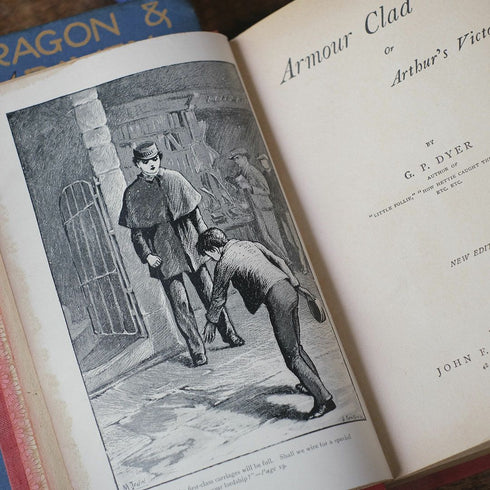 アンティーク本 イギリスの児童書 挿絵入りの古書87