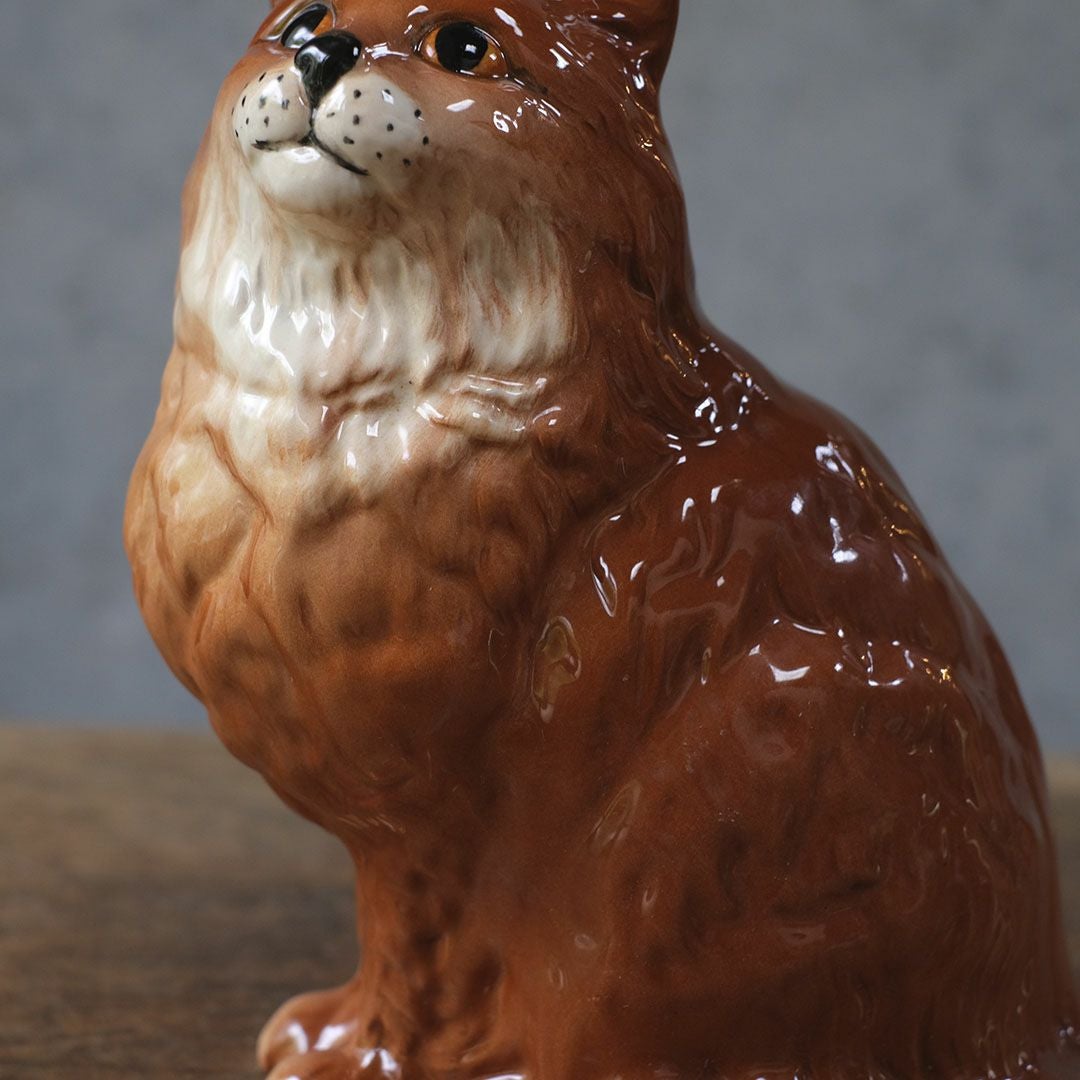 ヴィンテージオブジェ 猫の置物 フィギュリン イギリス BESWICK ベスウィック55