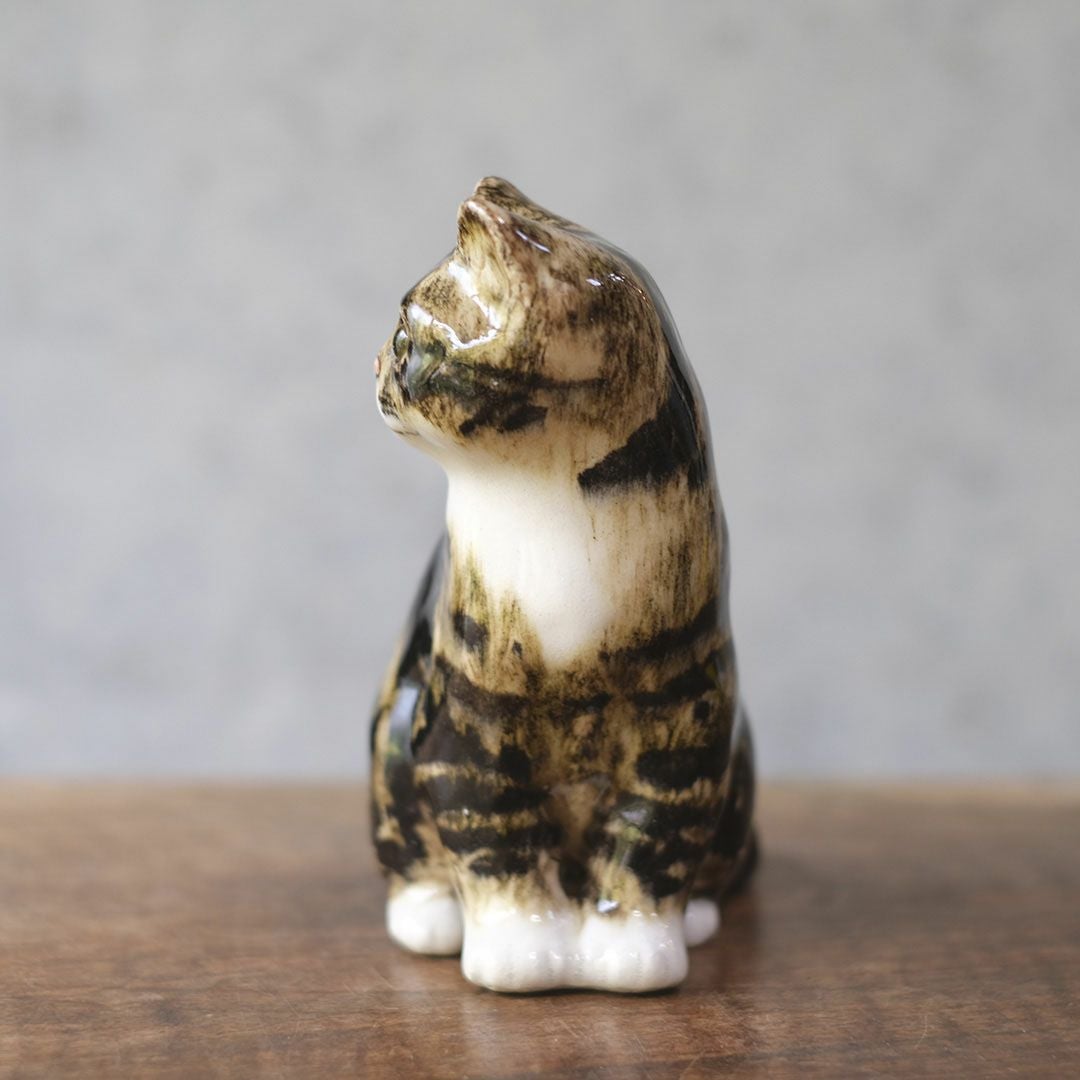 ヴィンテージ ウィンスタンレーキャット/ケンジントンキャット 三毛猫 イギリス 陶芸作家Jenny Winstanley猫のオブジェ22