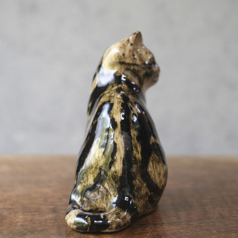 ヴィンテージ ウィンスタンレーキャット/ケンジントンキャット 三毛猫 イギリス 陶芸作家Jenny Winstanley猫のオブジェ33