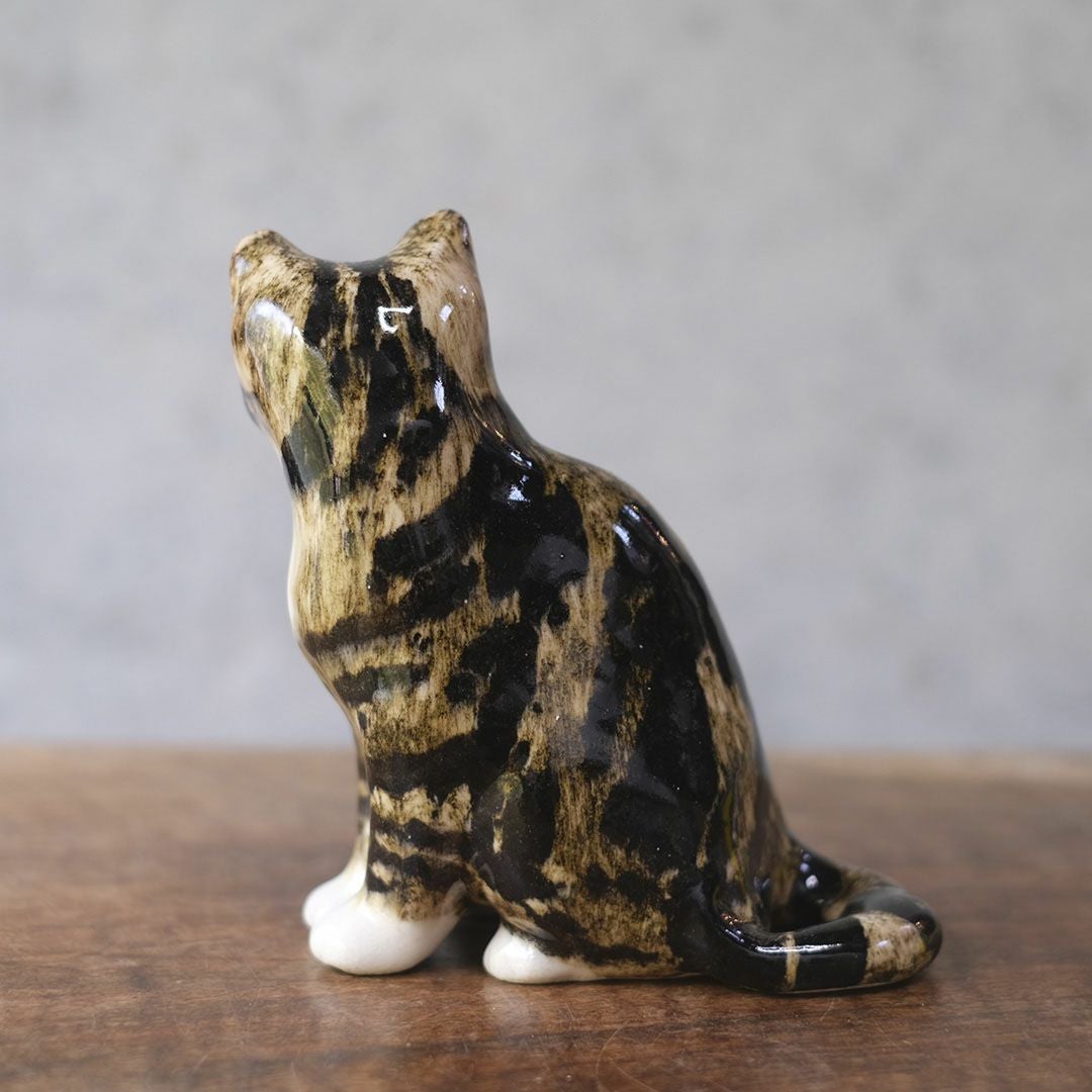 ヴィンテージ ウィンスタンレーキャット/ケンジントンキャット 三毛猫 イギリス 陶芸作家Jenny Winstanley猫のオブジェ66