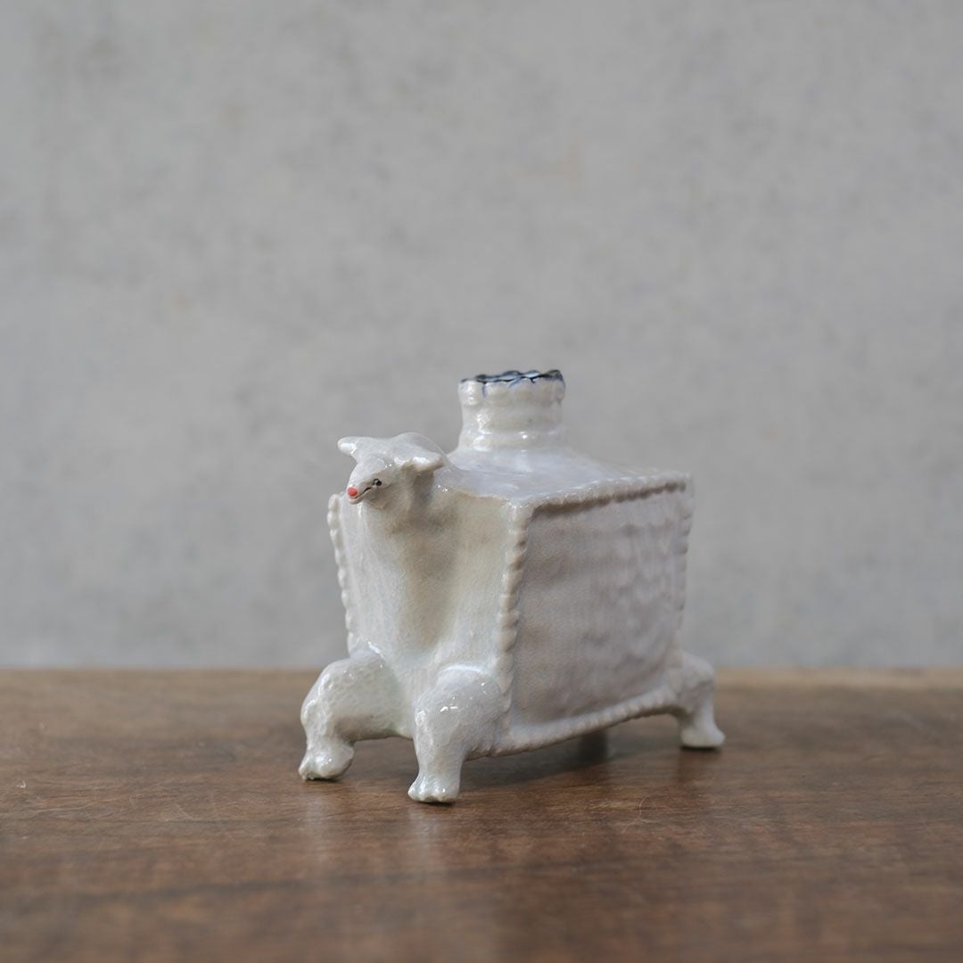 廣田哲哉 動物 一輪挿し 作家物33