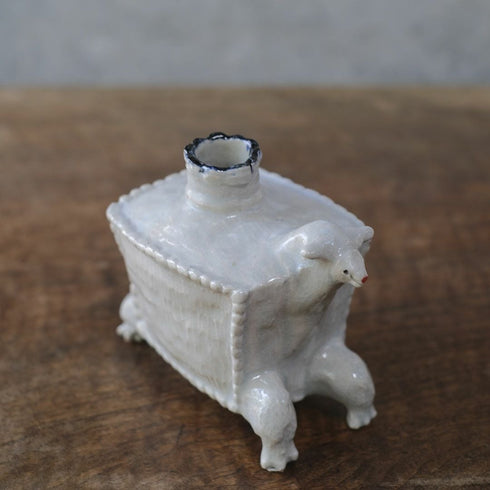 廣田哲哉 動物 一輪挿し 作家物66