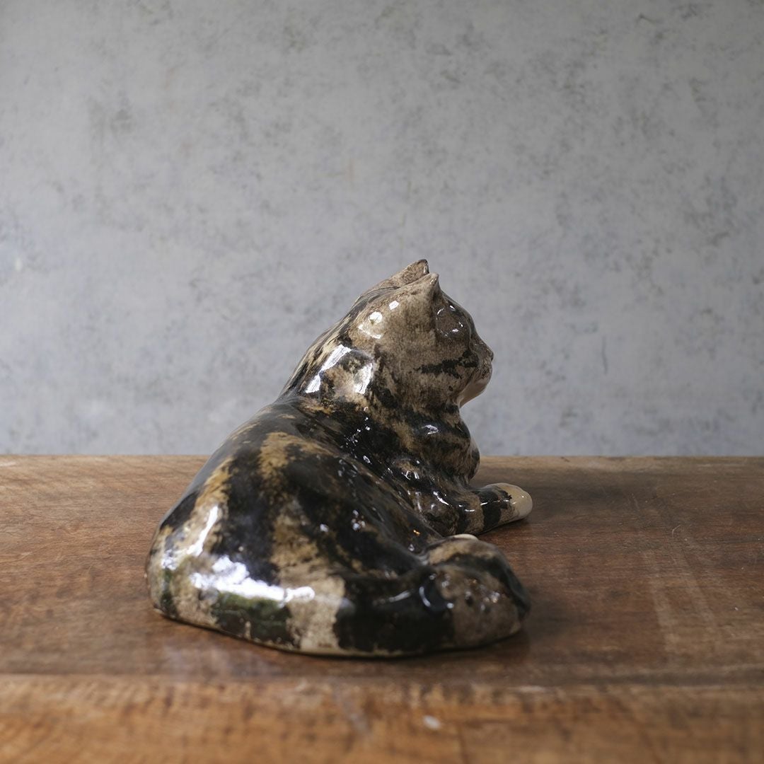 ヴィンテージ ウィンスタンレーキャット/ケンジントンキャット サビ猫 イギリス 陶芸作家Jenny Winstanley 置物22