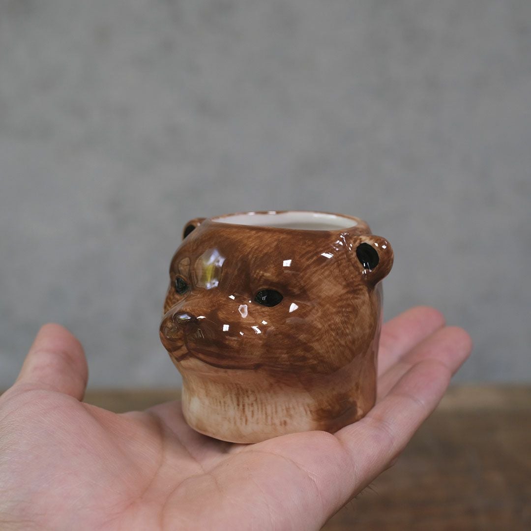 陶器の動物小物入れ44