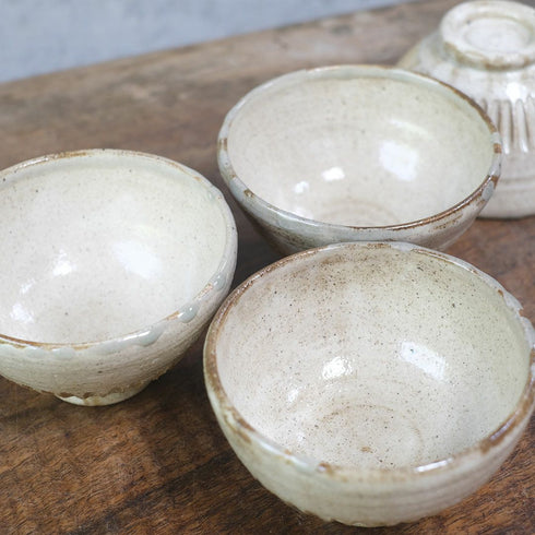 笠間焼【益子淳一】・削りめし碗/作家のうつわ 2色展開 ご飯茶碗 和食器44