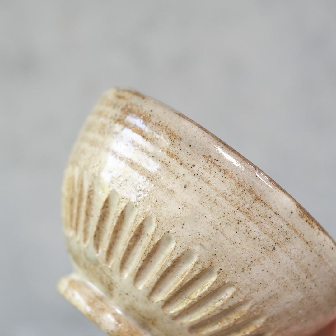 笠間焼【益子淳一】・削りめし碗/作家のうつわ 2色展開 ご飯茶碗 和食器66