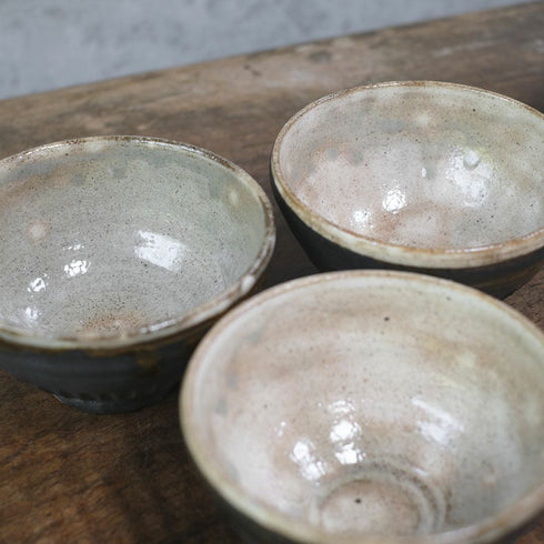 笠間焼【益子淳一】・削りめし碗/作家のうつわ 2色展開 ご飯茶碗 和食器1212