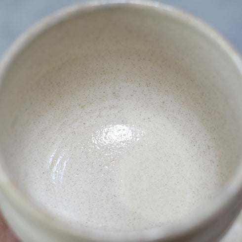笠間焼【益子淳一】 丸カップ 作家のうつわ 粉引 和食器66