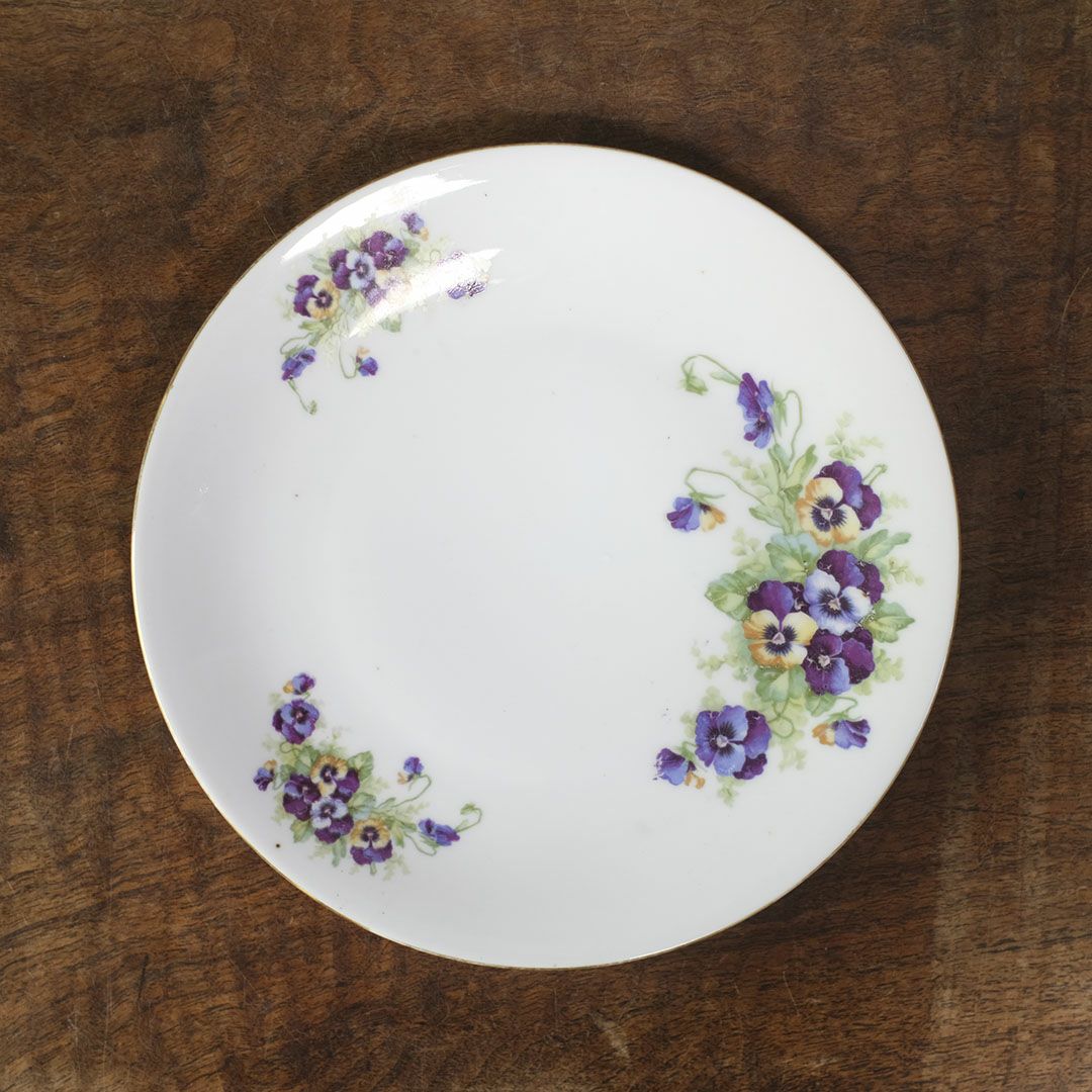 アンティークプレート 菫 バイオレット VICTORIA Czechoslovakia チェコスロバキア33