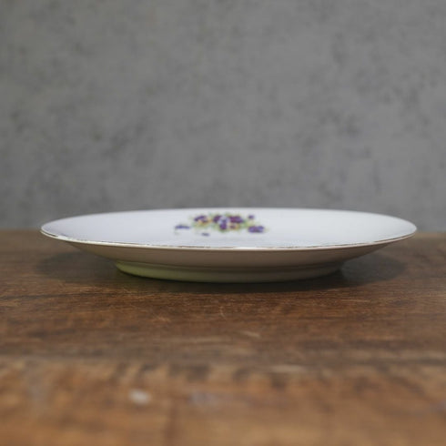アンティークプレート 菫 バイオレット VICTORIA Czechoslovakia チェコスロバキア88