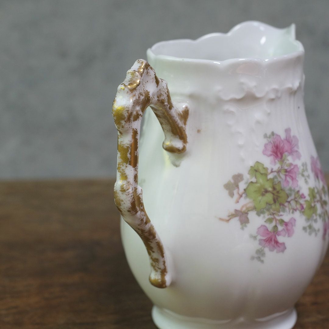 アンティークミルクジャグ 花 クリーマー LIMOGES FRANCE リモージュ フランス55
