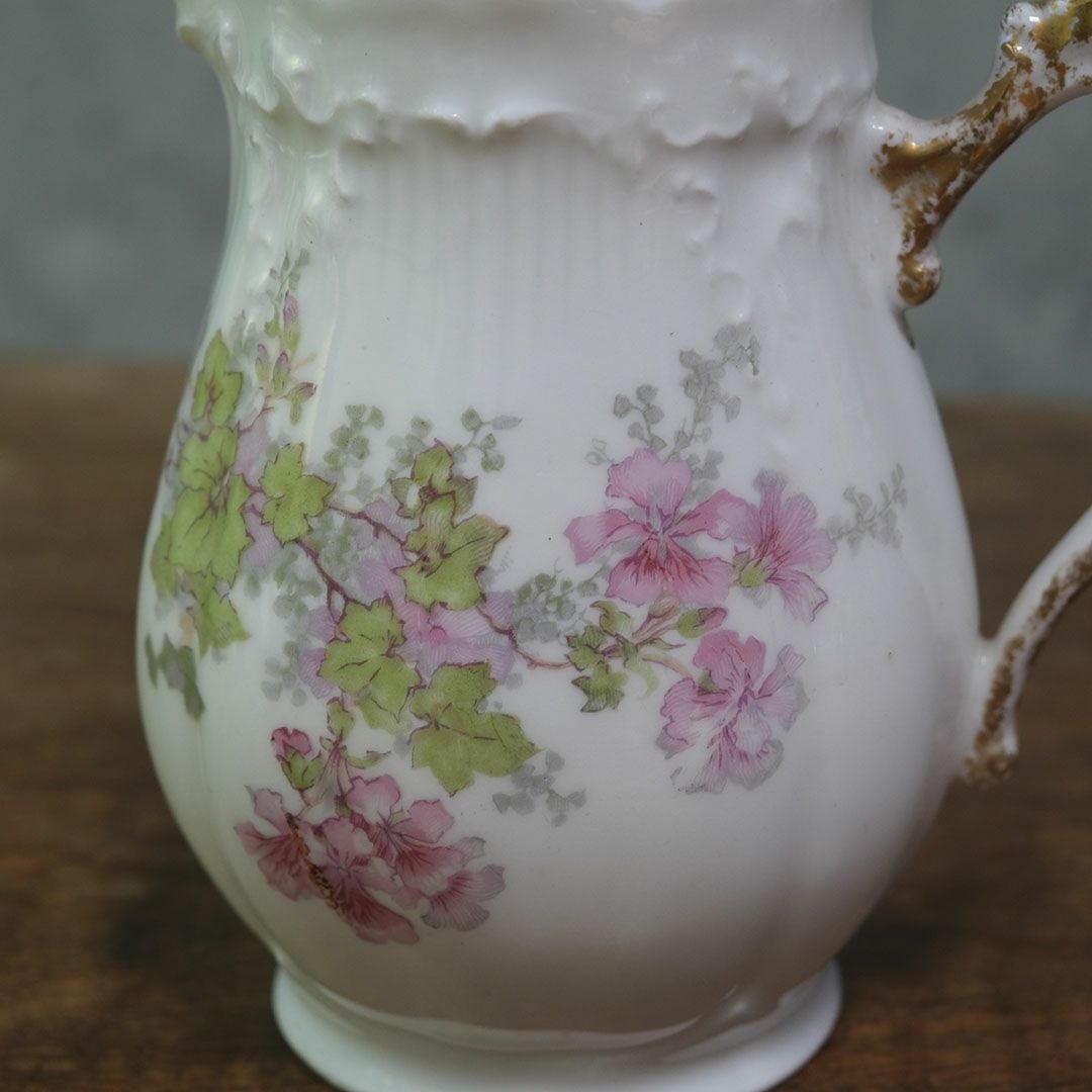 アンティークミルクジャグ 花 クリーマー LIMOGES FRANCE リモージュ フランス88