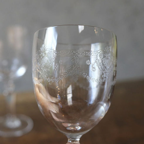 アンティーククリスタルワイングラス Baccarat オールドバカラ Louis XV フランス66