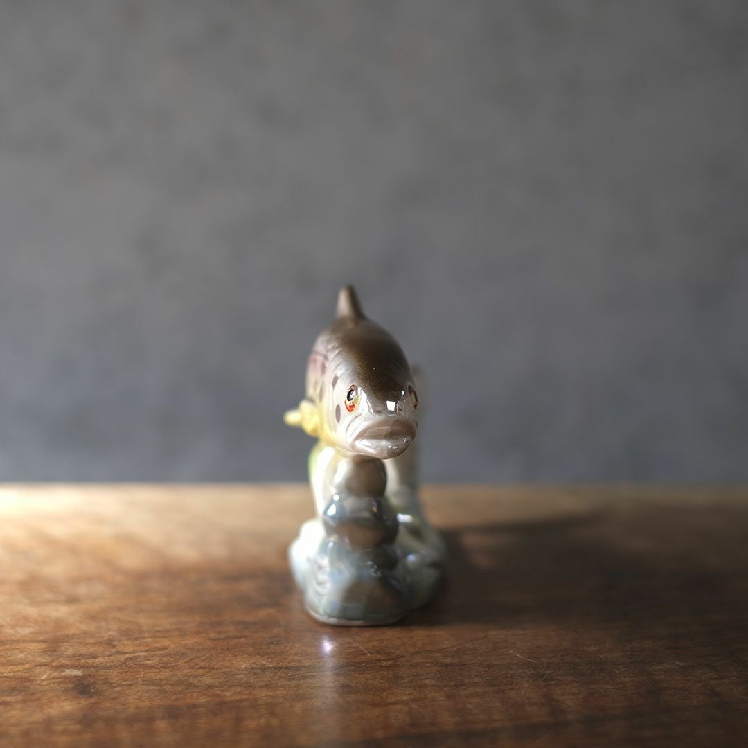 ヴィンテージフィギュリン 魚 陶器の置物 JEMMA HOLLAND オランダ33
