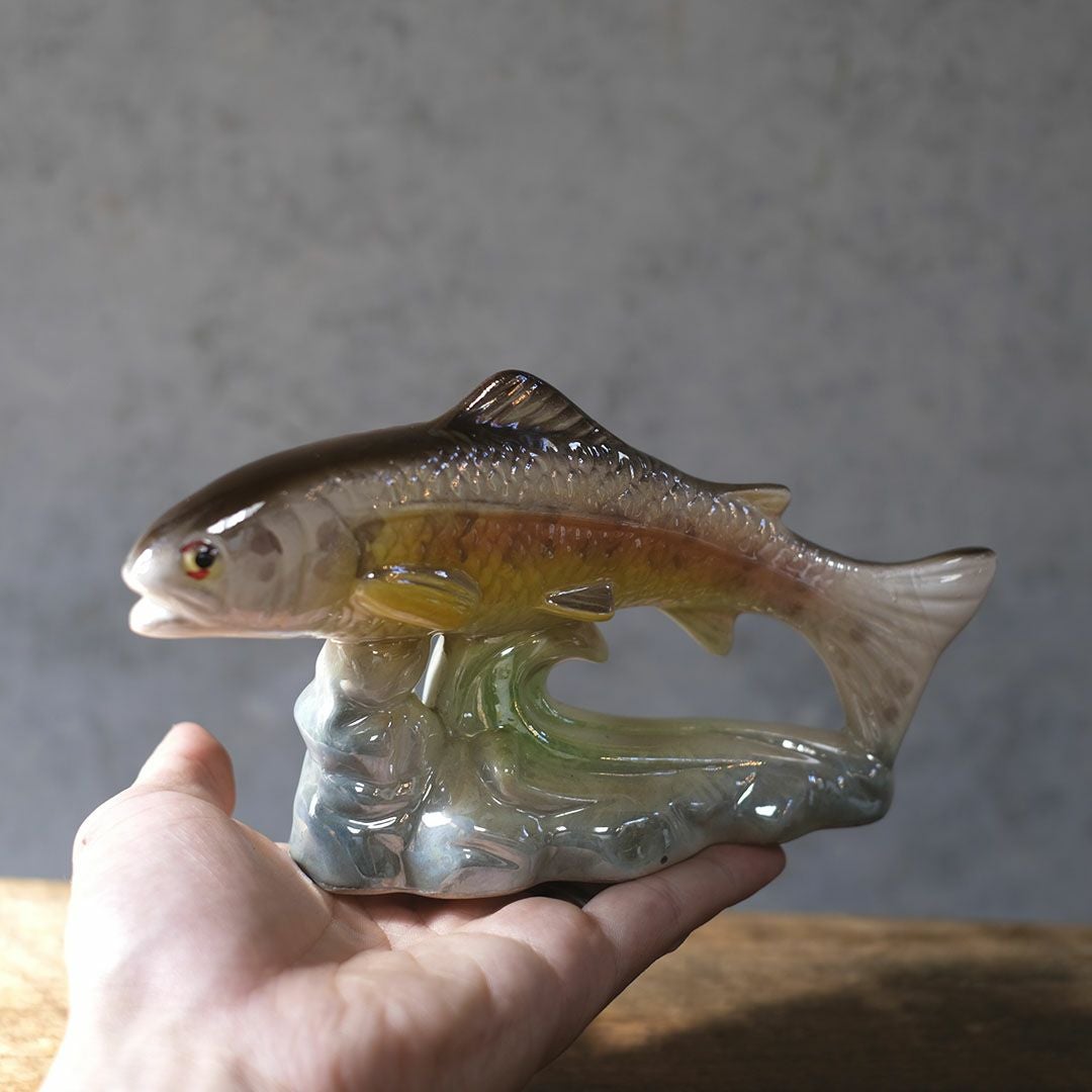 ヴィンテージフィギュリン 魚 陶器の置物 JEMMA HOLLAND オランダ44