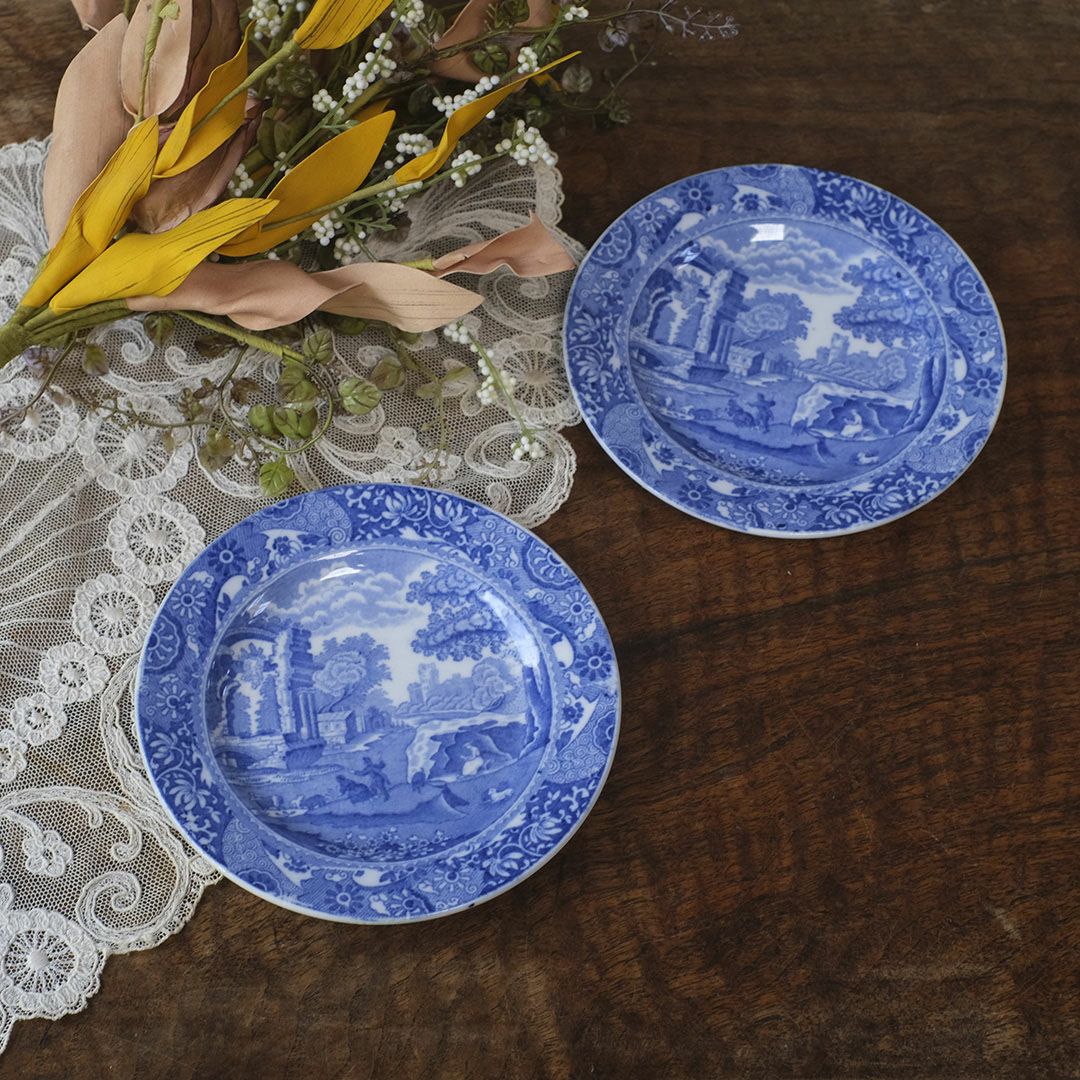 アンティーク小皿 SPODE ITALIAN スポード イギリス/アンティーク食器.11