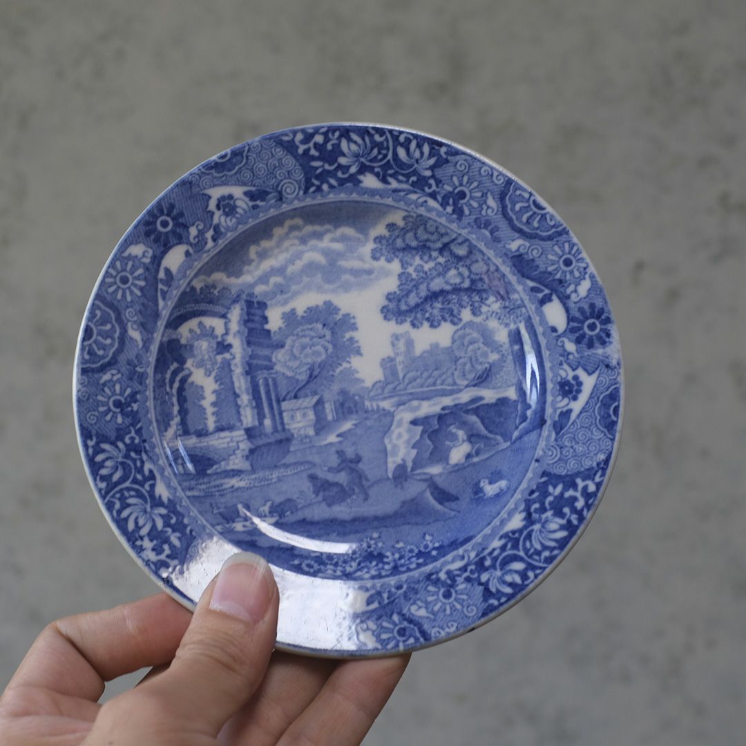 アンティーク小皿 SPODE ITALIAN スポード イギリス/アンティーク食器.44