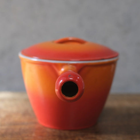 ヴィンテージ ル・クルーゼ LE CREUSET 鍋 オレンジ 片手鍋 フランス44