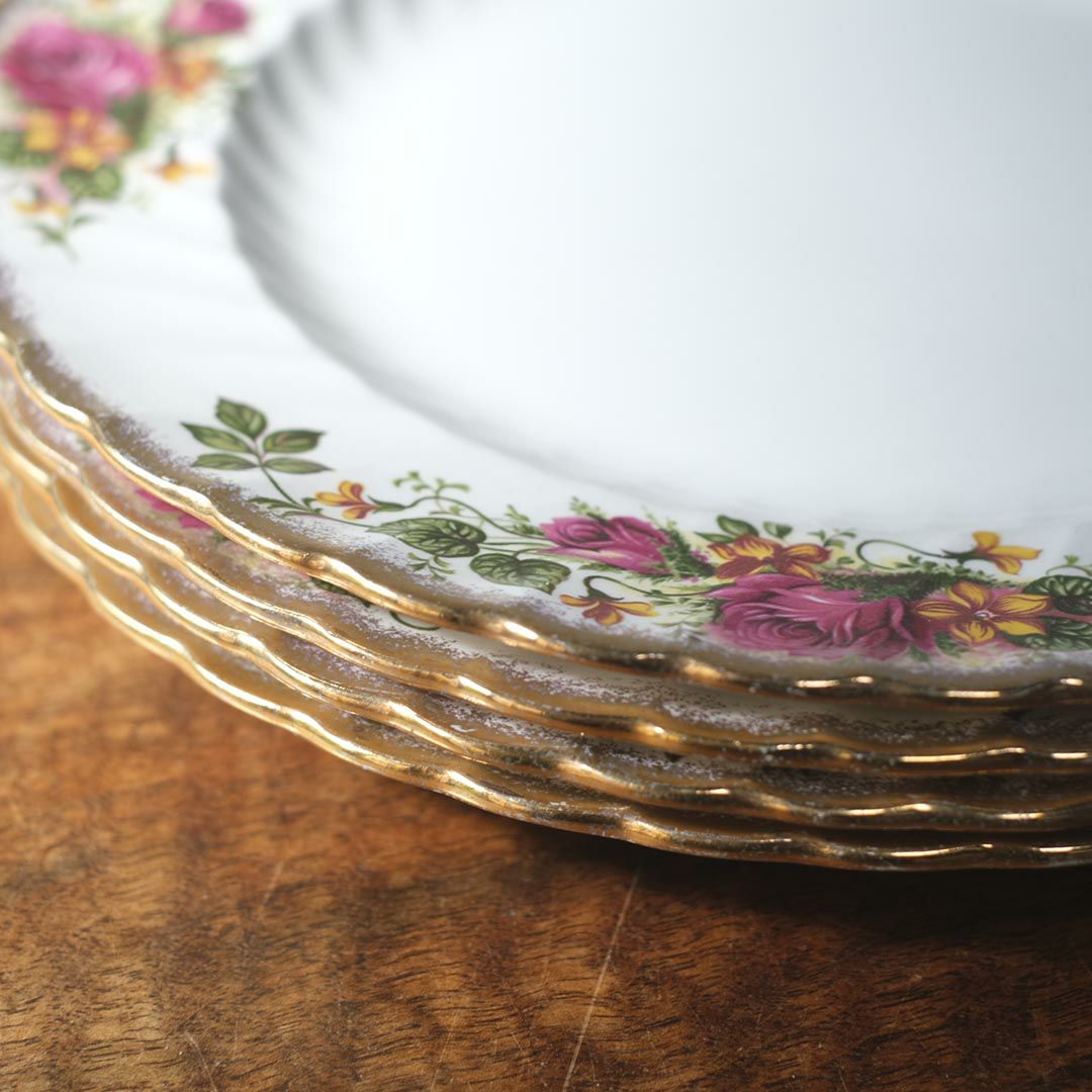ヴィンテージディナー皿 Royal Albert ロイヤルアルバート イギリス77