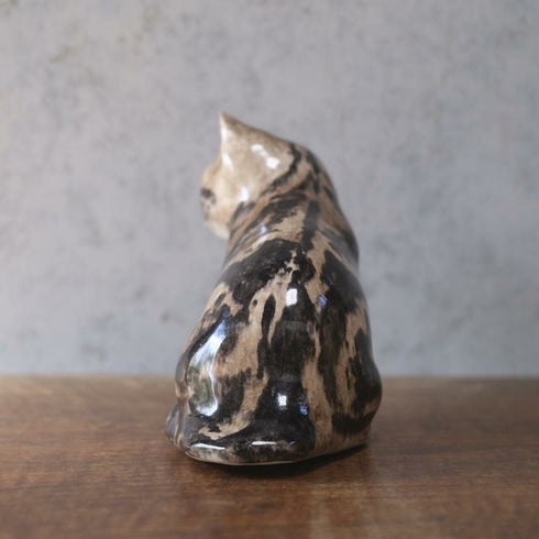 ヴィンテージ ウィンスタンレーキャット/ケンジントンキャット・サビ猫 三毛猫 イギリス 陶芸作家Jenny Winstanley 置物11