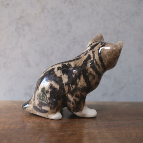 ヴィンテージ ウィンスタンレーキャット/ケンジントンキャット・サビ猫 三毛猫 イギリス 陶芸作家Jenny Winstanley 置物22
