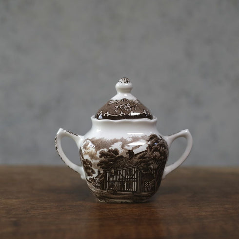 アンティークシュガーポット W.H. Grindley & Co Ltd(グラインドレー)陶器 イギリス11