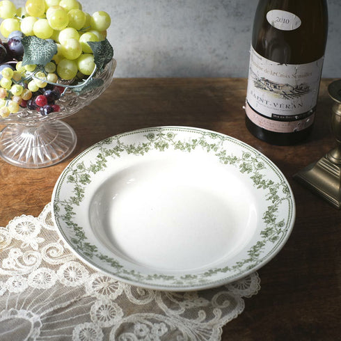 アンティーク皿 Sarreguemines(サルグミンヌ CHAMPAGNY フランス アンティーク食器