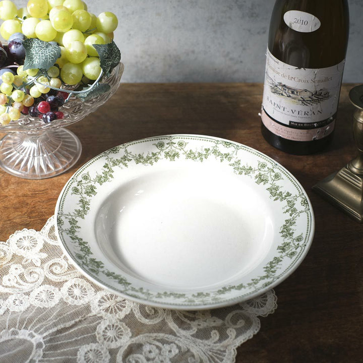 アンティーク皿 Sarreguemines(サルグミンヌ CHAMPAGNY フランス アンティーク食器