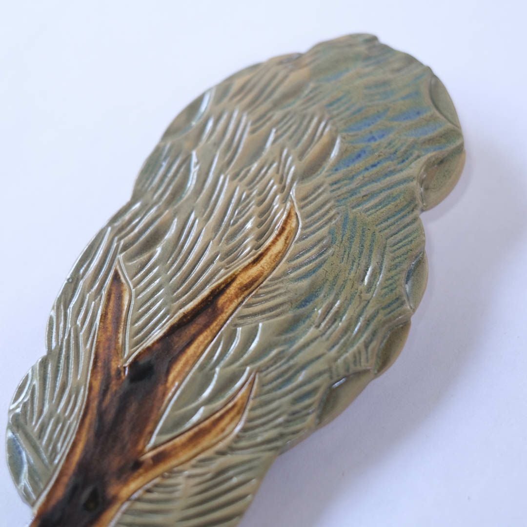 陶器の木のアートオブジェ Pottery studio K 金子ひとみ 作家物33