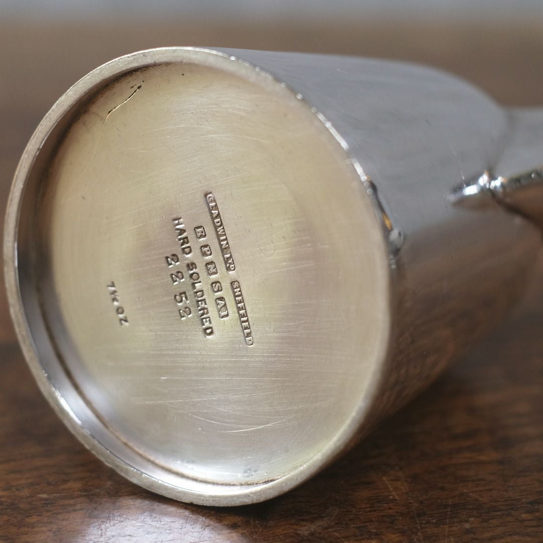 アンティークミルクジャグ GLADWIN Ltd シルバープレート 銀メッキ イギリス88