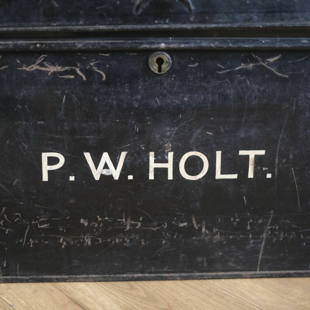 アンティークブリキボックス P.W.HOLT イギリス 蓋付収納箱77