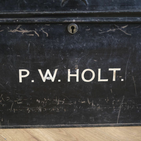 アンティークブリキボックス P.W.HOLT イギリス 蓋付収納箱77
