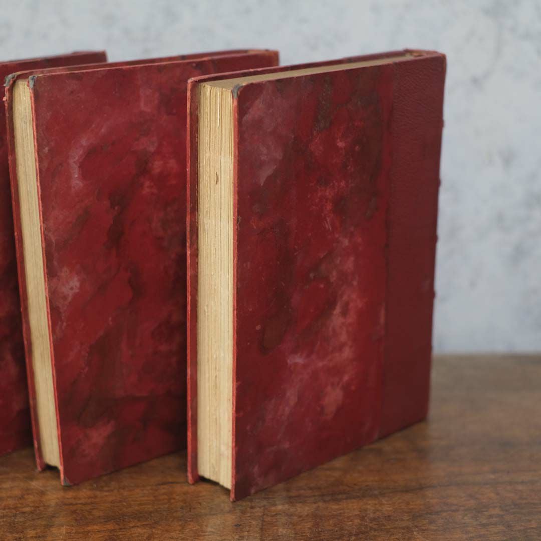 フランス アンティークブック ジョルジュ・クルトリーヌ作品集 革装丁 1930年代1010