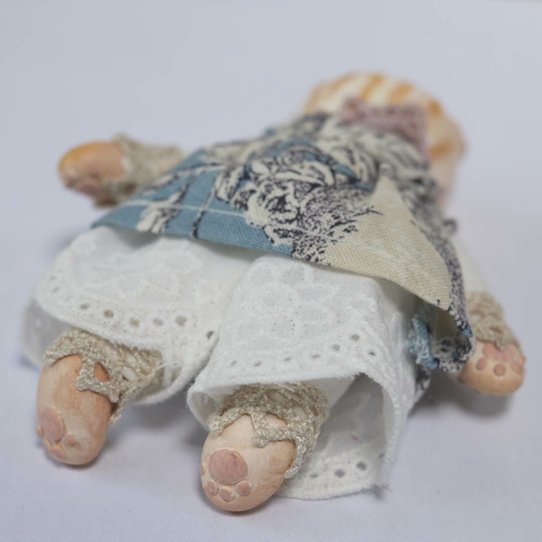 奏ちよこ ミニ猫 茶トラ 人形 ドール 空創作家77