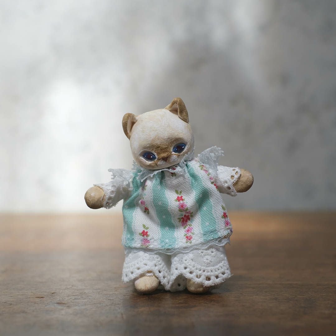 奏ちよこ ミニ猫 茶トラ 人形 ドール 空創作家88