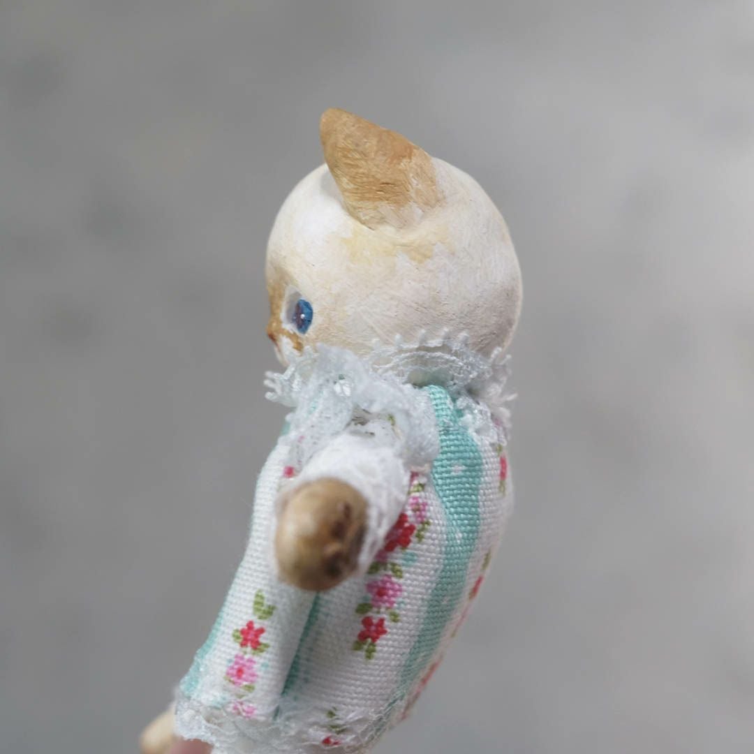 奏ちよこ ミニ猫 茶トラ 人形 ドール 空創作家1010