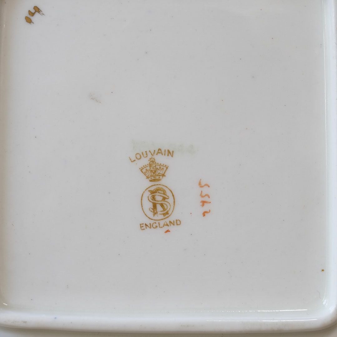 アンティーク B&Bプレート LOUVAIN ENGLAND 皿 イギリス