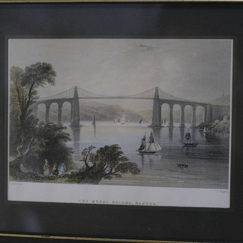 アンティークリトグラフピクチャー イギリス 鋼版画44