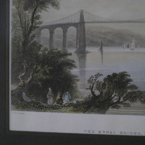 アンティークリトグラフピクチャー イギリス 鋼版画77