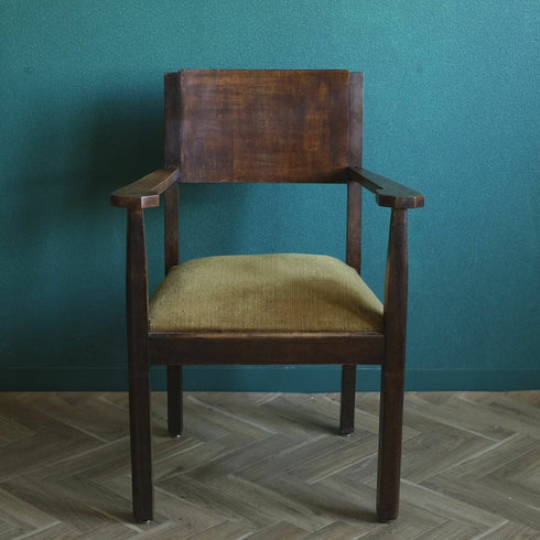 アンティーク ブリッジチェアBridge Chair アール・デコ モダニズム 椅子 フランス アンティーク家具22