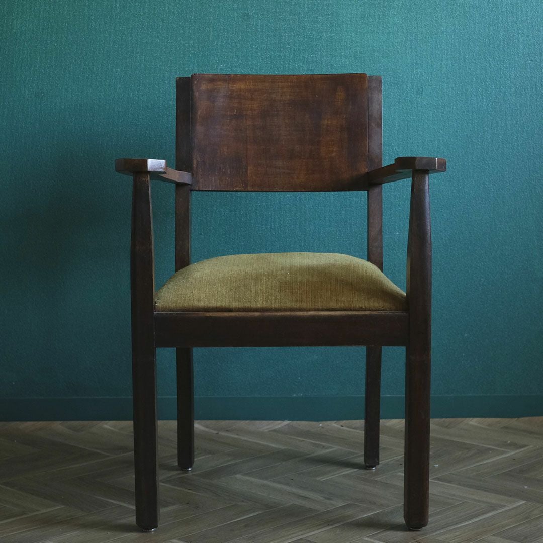 アンティーク ブリッジチェアBridge Chair アール・デコ モダニズム 椅子 フランス アンティーク家具33