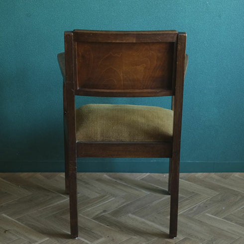 アンティーク ブリッジチェアBridge Chair アール・デコ モダニズム 椅子 フランス アンティーク家具1010