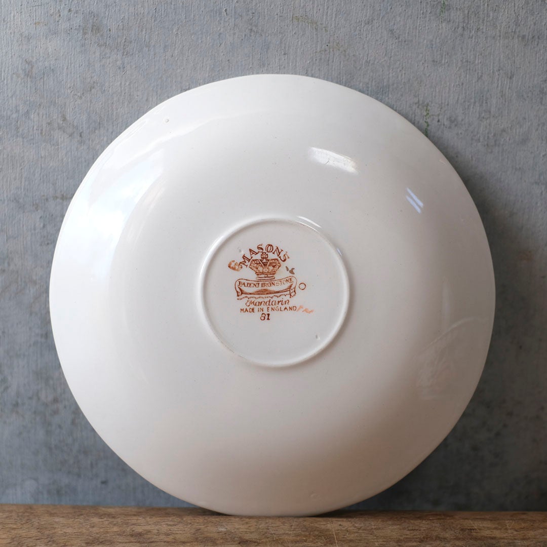 ヴィンテージティーカップ&ソーサ MASON メイソン Mandalay(マンダレイ) イギリス アンティーク食器 B1010