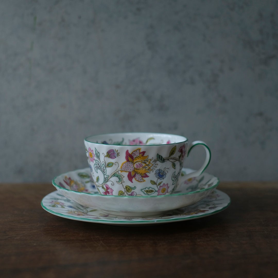 ヴィンテージティーカップトリオ MINTON ミントン イギリス22