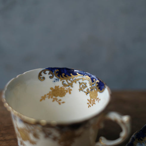 アンティークカップ&ソーサ イギリス Crown Staffordshire Porcelain Co. Ltd.(クラウン・スタッフォードシャー)5